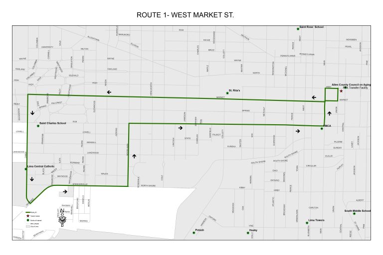 Allen County Rta Route 1 – West Market - Allen County RTA