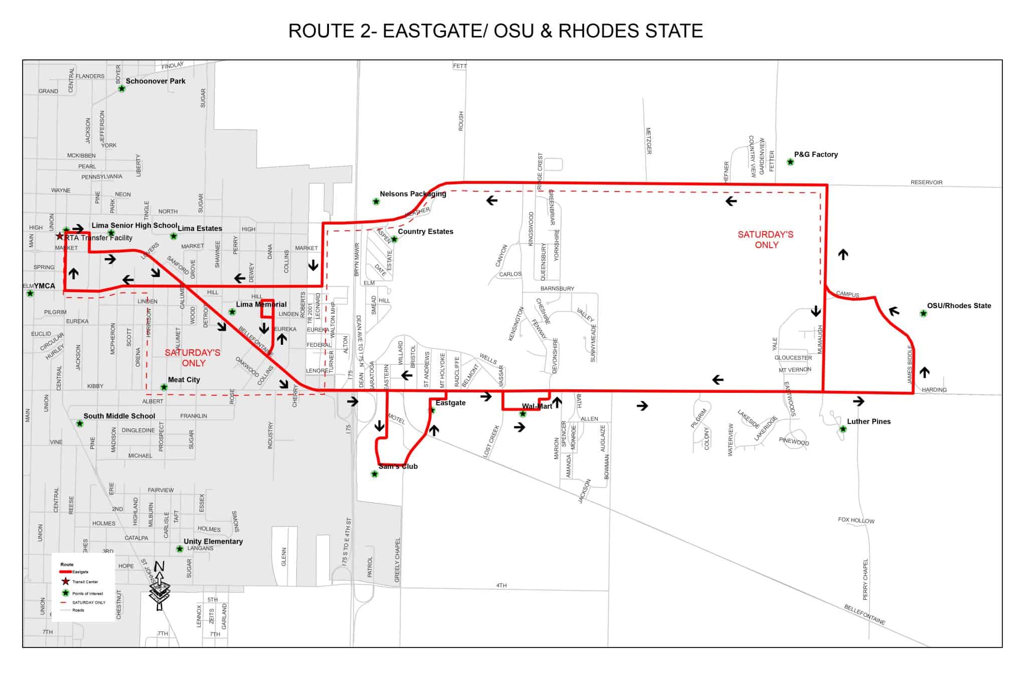 Allen County Rta Route 2 – Eastgate - Allen County RTA