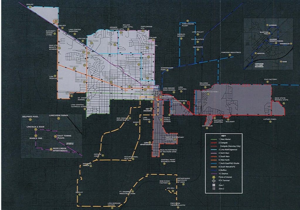 12. Microtransit Zone Map